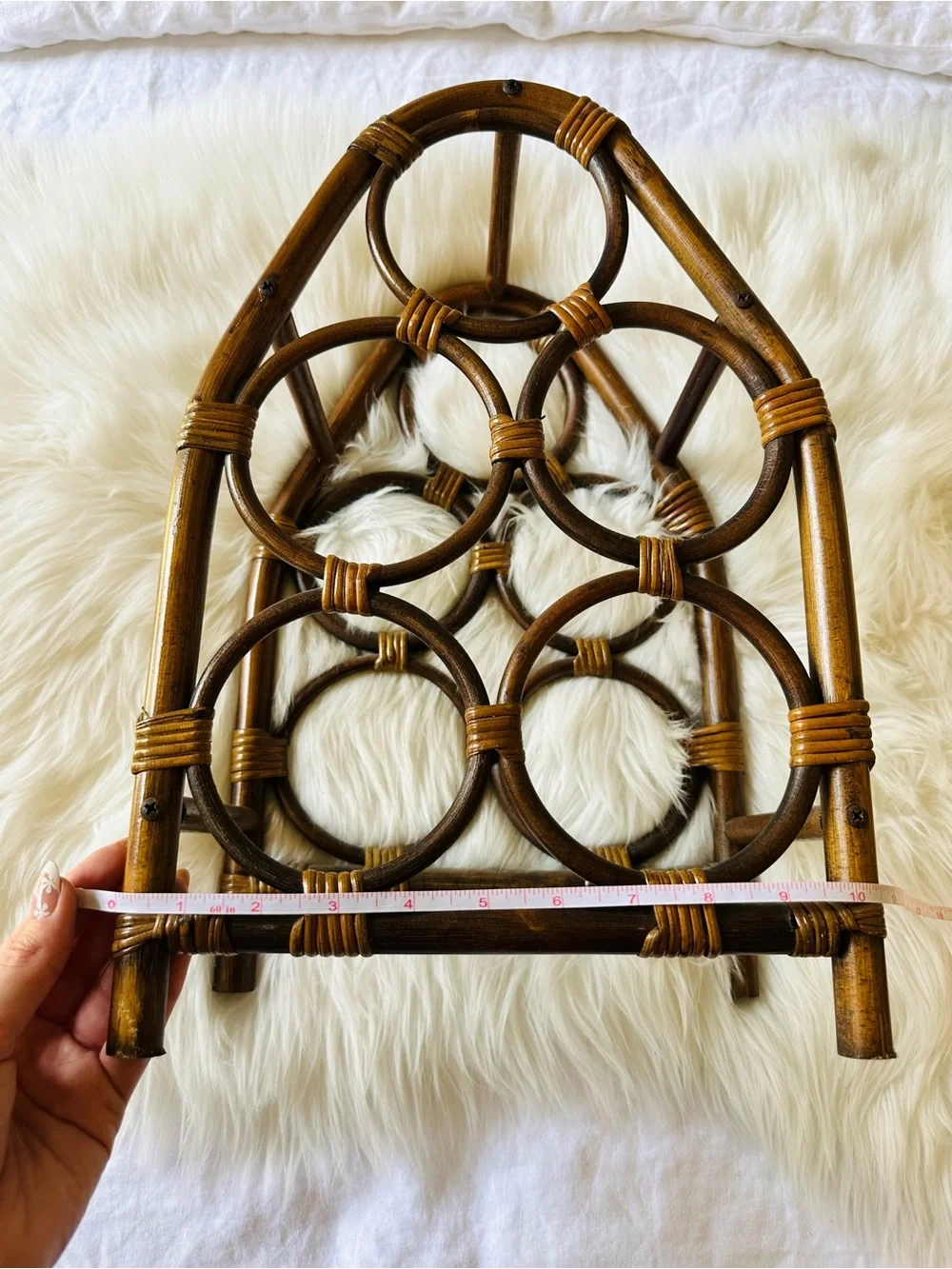 Vintage Bamboo Wine Holder